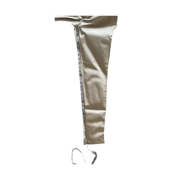 Mother Super Swooner Faux Leather Cream Ivory Skinny Pants Size‎ 34 NWT - Picture 4 of 15